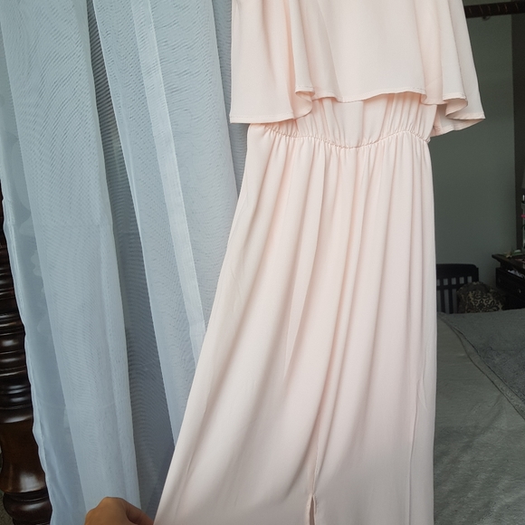 Tevolve lark&Ro light pink flowy maxi dress - Picture 3 of 5